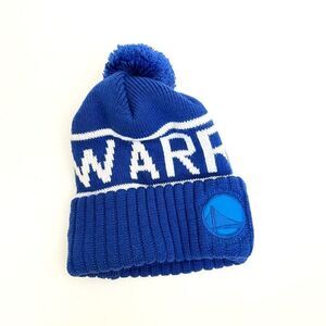 Mitchell & Ness Golden State Warriors Pom Beanie